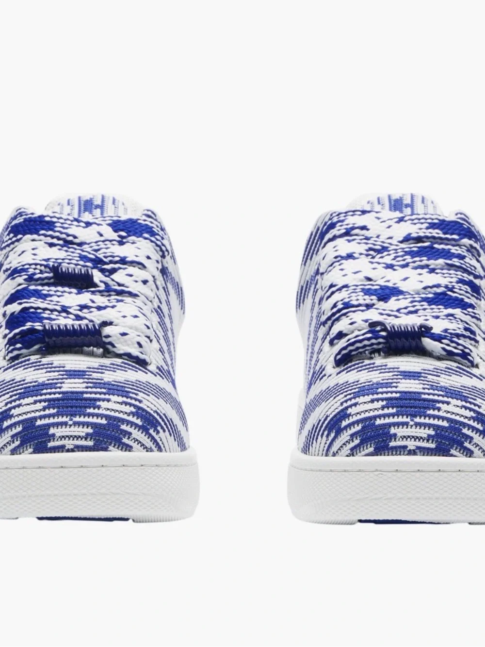 Burberry Blue & White Sneakers - Picture 2 of 14